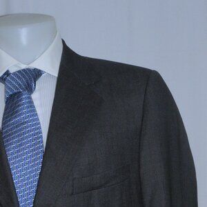 Brooks Brothers Golden Fleece Martin Greenfield Gray Birdseye Suit 40S NWOT